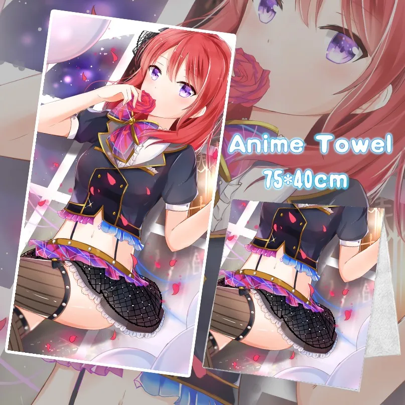 

Love Live! Nishikino Maki Cute Anime Bath Shower Beach Towel Towel 75x40/150x70cm Microfiber Fabric