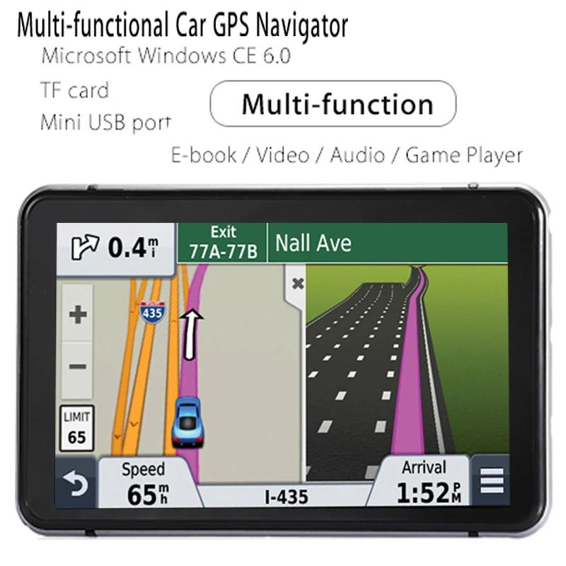 Автозапчасти gps автомобильный навигатор 7 дюймов HD lcd экран FM спутниковая голосовая навигация Navitel 128BM последняя карта