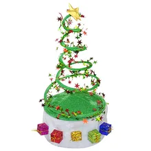 Рождественское украшение для волос шапки Рождественская елка Весна шляпа орнамент вечерние партия шляпа плюшевые крышки с пружинами Рождество Косплей