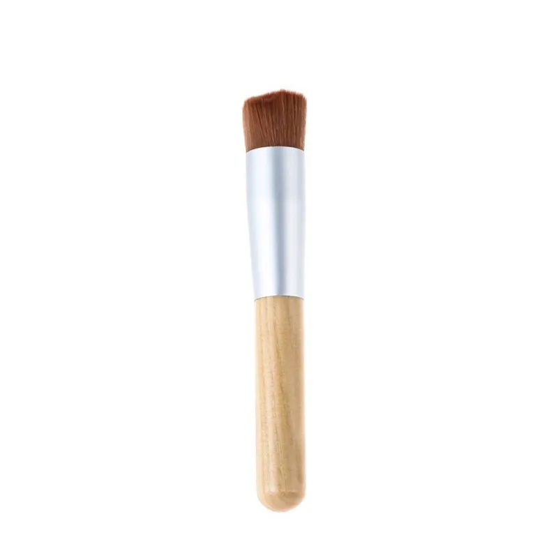 

2017 Pro Blush Foundation Powder Oblique Head Makeup Brushes Black Handle Cosmetics Beauty Make up Brushes