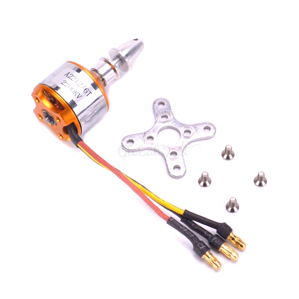 SUNNYSKY X2212-III 1250KV Outrunner Brushless Motor V3 - Short Shaft