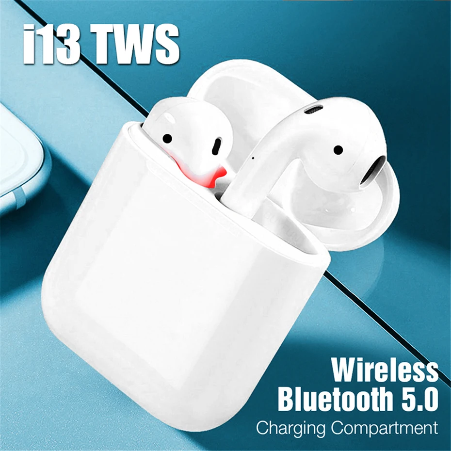 

KISSCASE Bluetooth Earphone i13 i12 i10 i9s TWS Mini Earbuds Wireless Earphones headphone With charging Box auriculares kulaklik