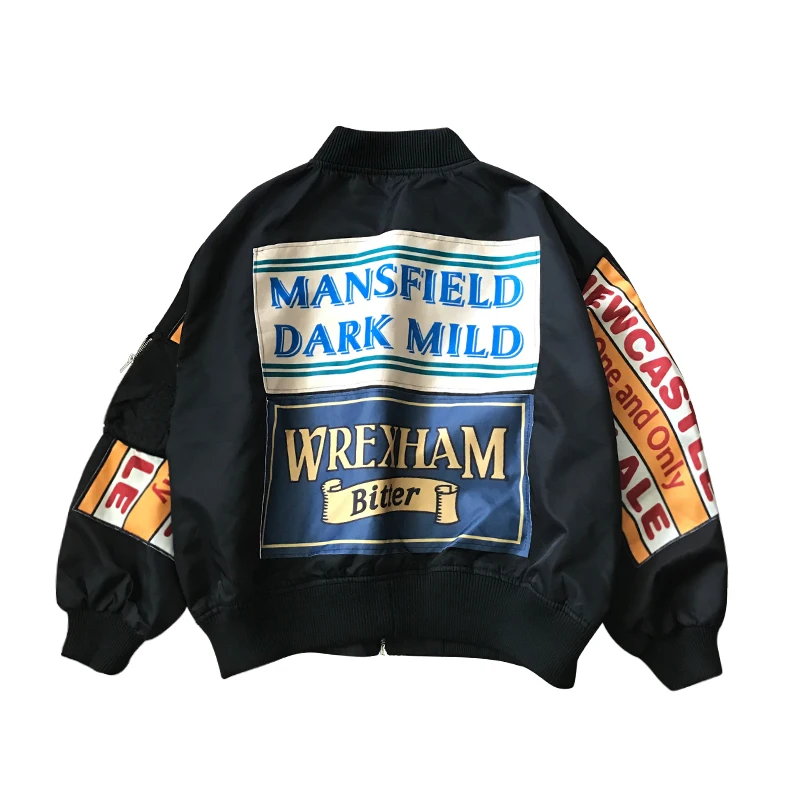 Basic Jackets Women Tops Jacket Fashion Bomber Jacket Clothing Retro Letter Printing Baseball Women Short Clothes