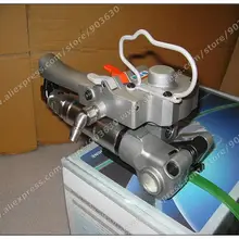 Китайской AQD-19 пневматические Sealless в сочетании машинка для упаковки ПЭТ лентой упаковочная машина для PP Пластик полосы 13-19 мм