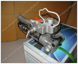 Оптовая продажа китайской AQD-19 пневматические Sealless в сочетании машинка для упаковки ПЭТ лентой упаковочная машина для PP Пластик полосы 13-19