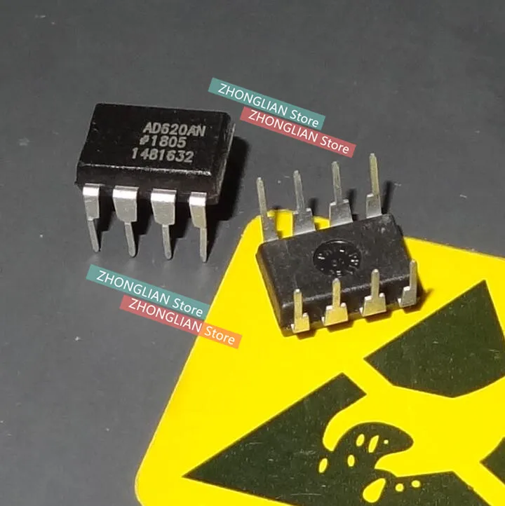 Free shipping 50pcs/lot AD620ANZ AD620AN AD620 DIP 8 newLight Beads