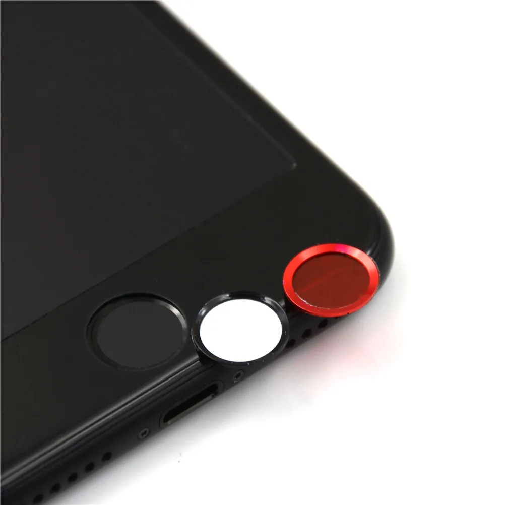 Цветной отпечаток пальца разблокировка сенсорного ключа для IPad Pro Air 2 ID Главная Кнопка Наклейка защита для клавиатуры Keycap для IPhone 4 6 6s 7 Plus