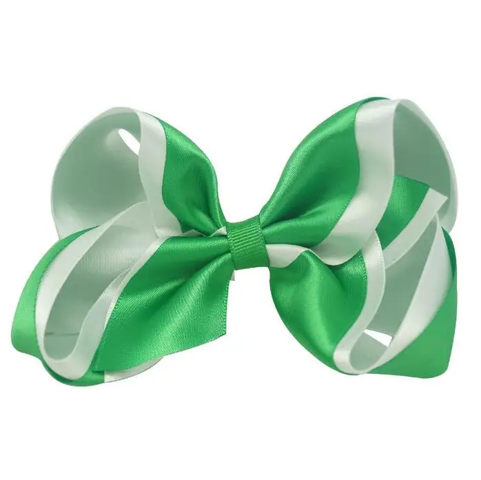 Free Shipping Wholesale 100pcs Two Toned Boutique bow, Simple Boutique
