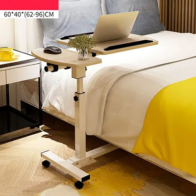 Домашний Лифт складной прикроватный столик Съемный стол для ноутбука с колесом регулируемая высота подставка для ноутбука офисная мебель - Цвет: color 3