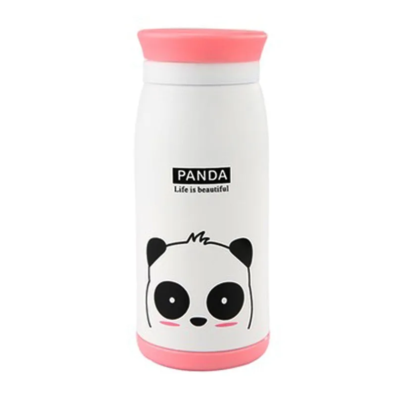 Hot kawaii Cartoon Duck/Elephant/Rabbit/Panda Thermos Cup Bottle