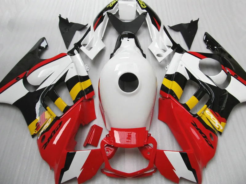 

High quality plastic Fairing kit for Honda CBR600 F3 97 98 red white black fairings set CBR600 F3 1997 1998 MD12