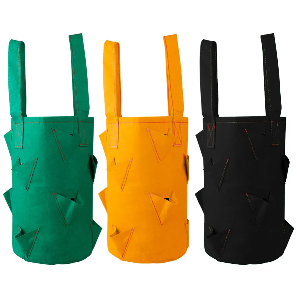 11 Hole Potato Strawberry Planter Bags For Growing Potatoes Outdoor Vertical Garden Hanging Open Vegetable Planting Grow Bag 11 Hole Potato Strawberry Planter Bags For Growing Potatoes Outdoor Vertical Garden Hanging Open Vegetable Planting Grow Bag