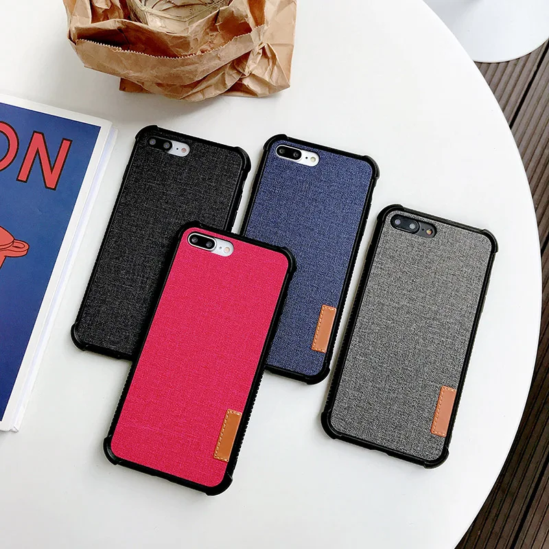 New Cloth Texture Business Case for Huawei p20 pro Shockproof TPU Cases For Mate 20 Shell Cover Capa |