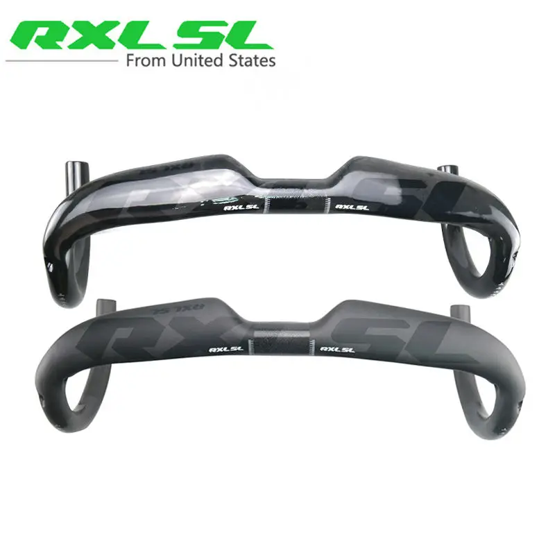 Руль велосипедный RXL SL 31 8/400/420/440 мм глянцевый|carbon handlebar|road bike handlebarbicycle carbon handlebar |