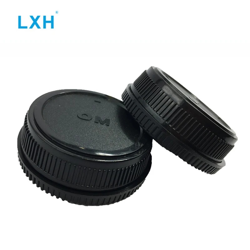 LXH-OM-Camera-Front-Body-Cap-Rear-Lens-Cap-For-Olympus-OM-Mount-OM-1-OM (1)