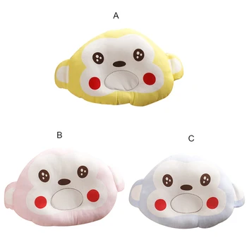 

Baby Boy Girl Pillows Cute Cartoon Happy Face Newborn Pillow Kid Support Shape Soft Velvet Cotton Memory Pillow Sleep Bedding