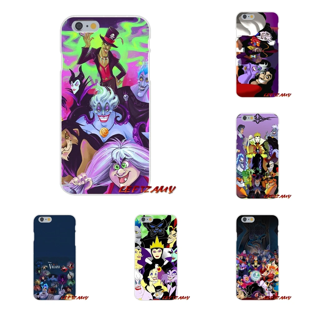 

For Xiaomi Redmi 3 3S 4A 5A Pro Mi4 Mi4C Mi5S Mi6X Mi Max2 Note 3 4 5A Disny Villains Accessories Phone Shell Covers
