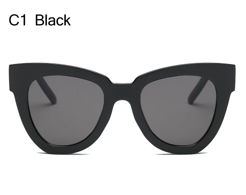 Fashion Cat eye Sunglasses Women Luxury Brand Designer Vintage Sun glasses Female Glasses For Women Gafas  de sol uv400 big round sunglasses
