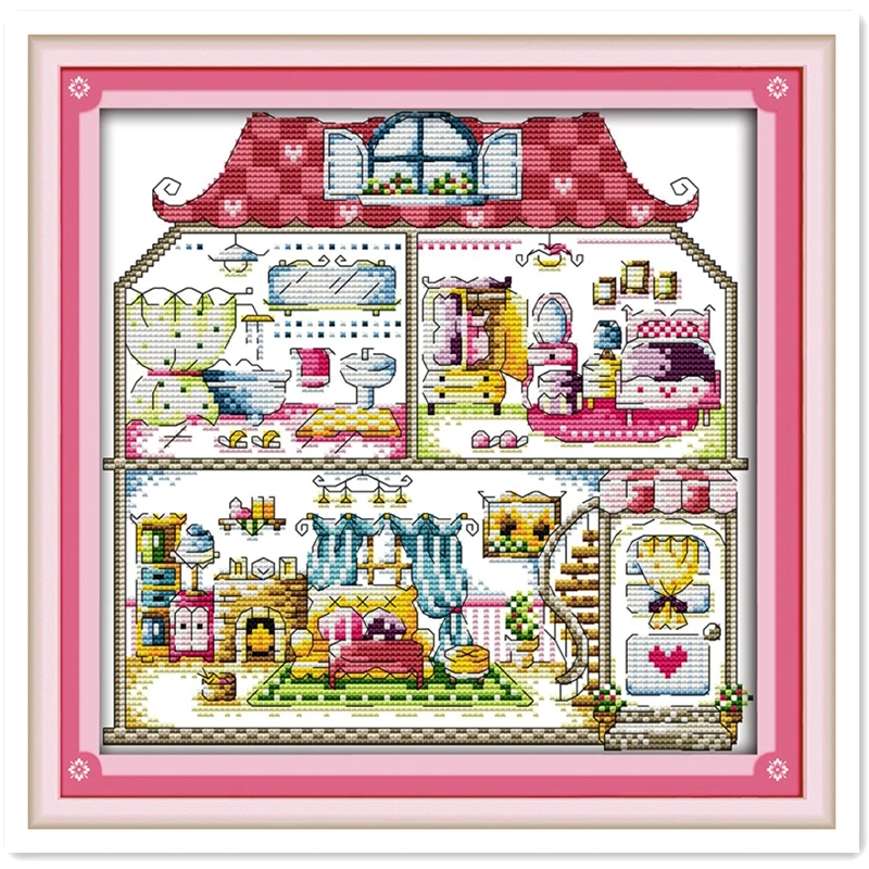 

Pattern Counted On Canvas DMC 11CT 14CT Cross Stitch kits,Living Room Needlework Embroidery For Sets,DIY Crafts,For Home Decor