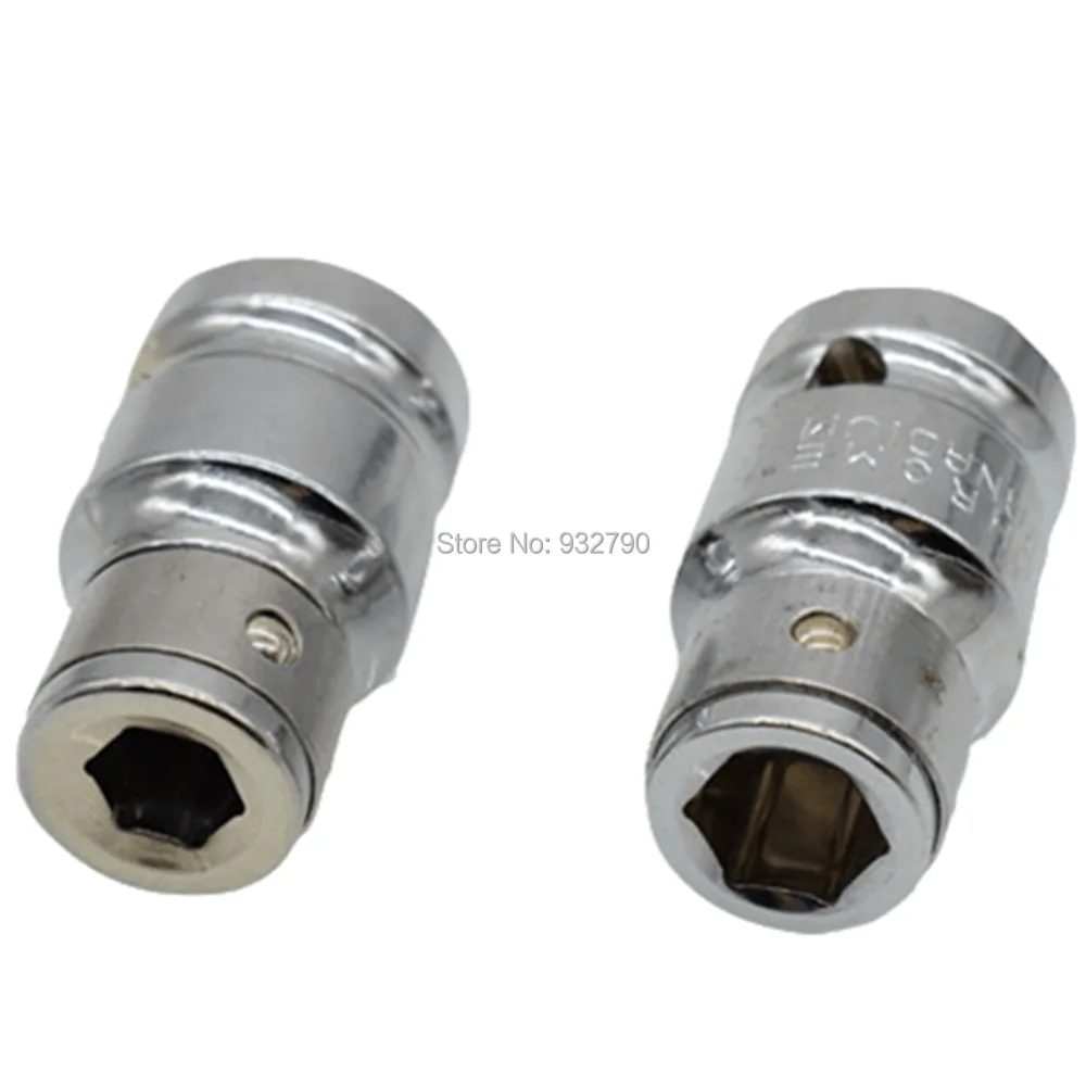

1/2" Square Hole to 8mm/10mm Converter Quick Release Chuck Bit Adaptor Socket Impact Wrench Bit Adapter Socket Bits Holder