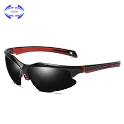 VCKA поляризованных солнцезащитных очков Для мужчин вождения оттенков мужской Полуободковые солнцезащитные очки для Для мужчин