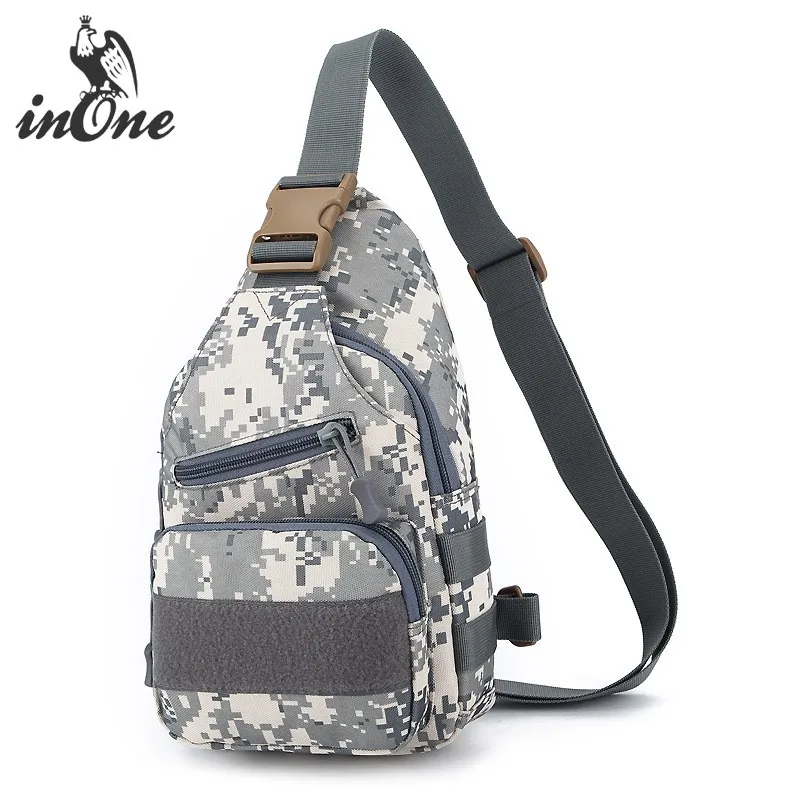

Outdoor Sports Camouflage Tactical Multi-Function Oxford Durable Shoulder Messenger Crossbody Chest Bags Back Packs for Men 2019