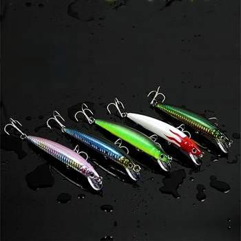 

16g big Minnow fishing lure noisy hard fishing bait 12cm single lure bait short tongue mino