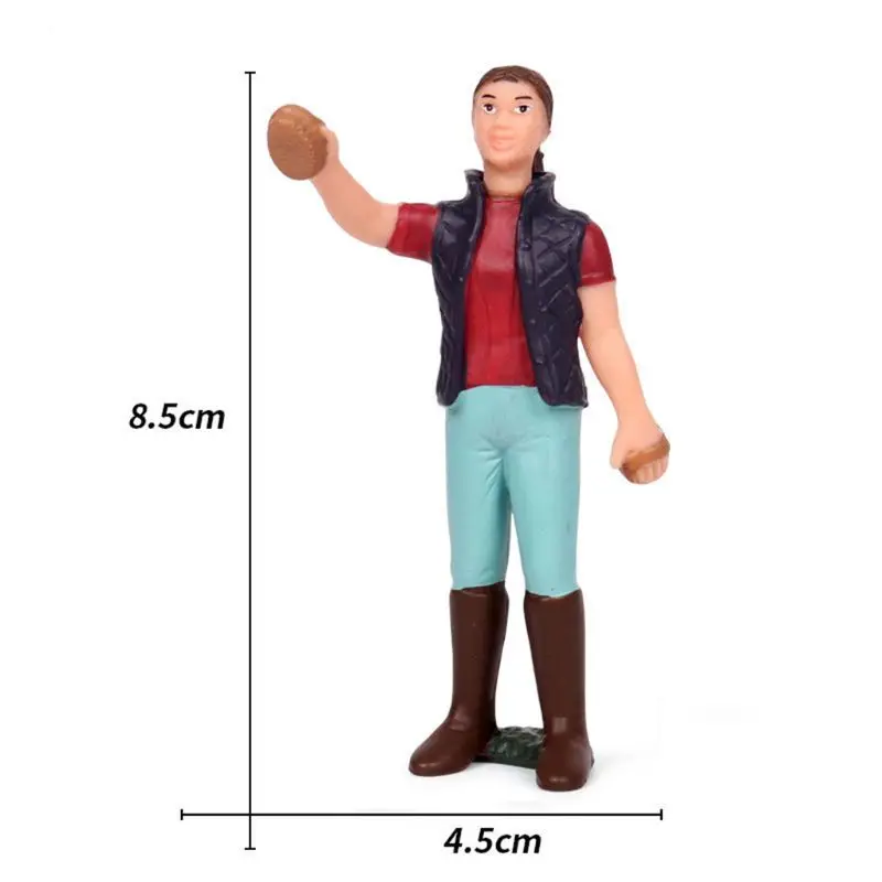 1:25 масштаб ферма человеческая фигура работник Модель Смолы миниатюрный 3.5in-2.8in