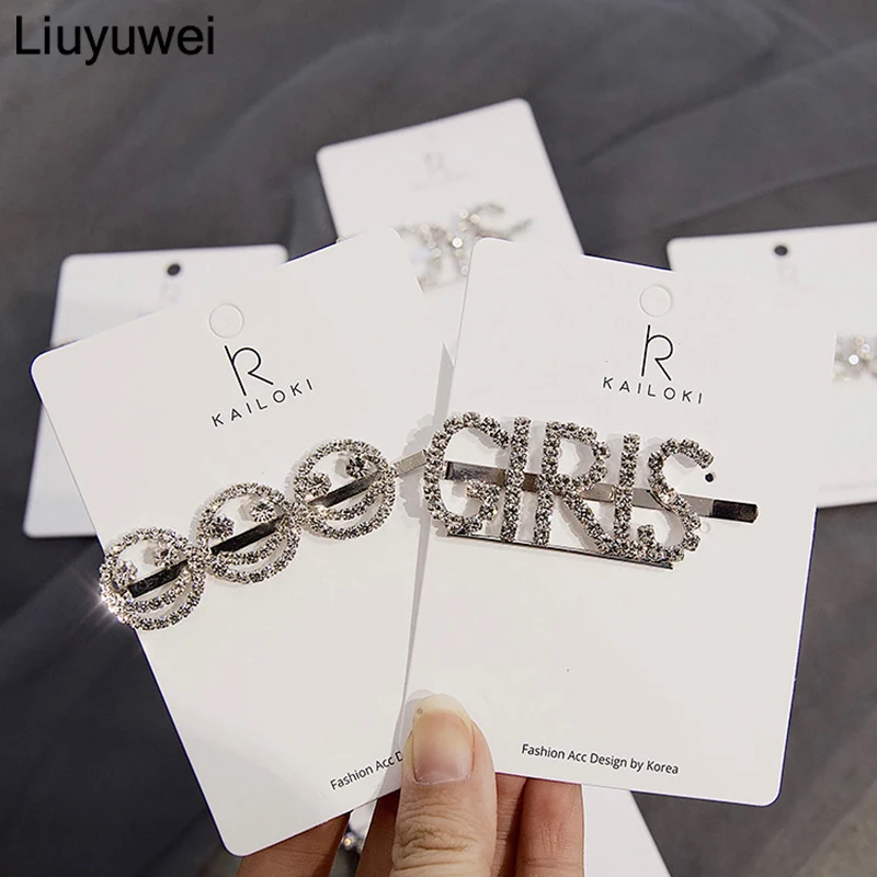 

Fashion Hair Clips Hair Barrettes Geometric Words Hairpin Hair Clamps Multiple Pattern for Women Girls Hair ornaments Gift