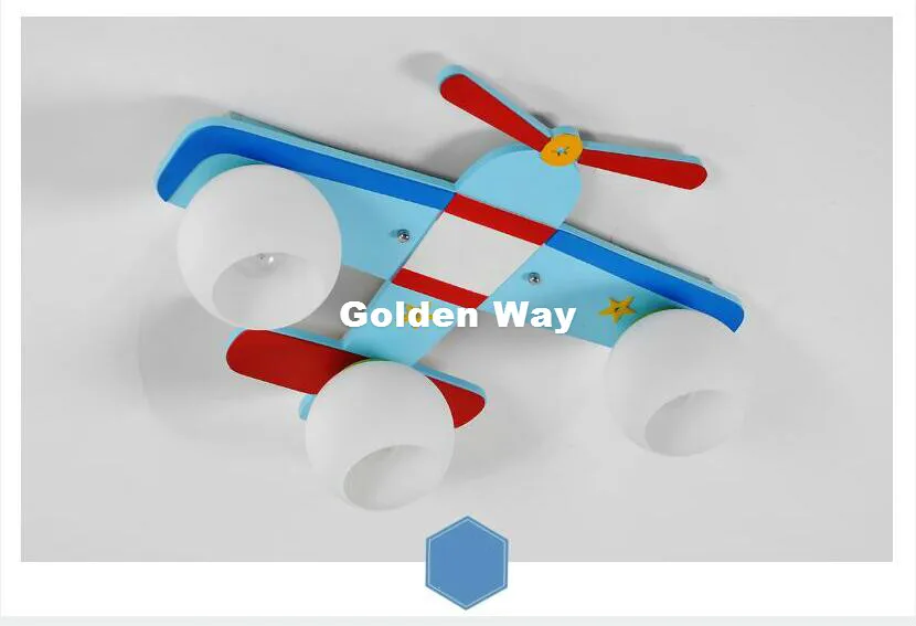 Современный Воздушный самолет декоративные светодио дный светодиодные потолочные светильники для спальни детская комната Домашний