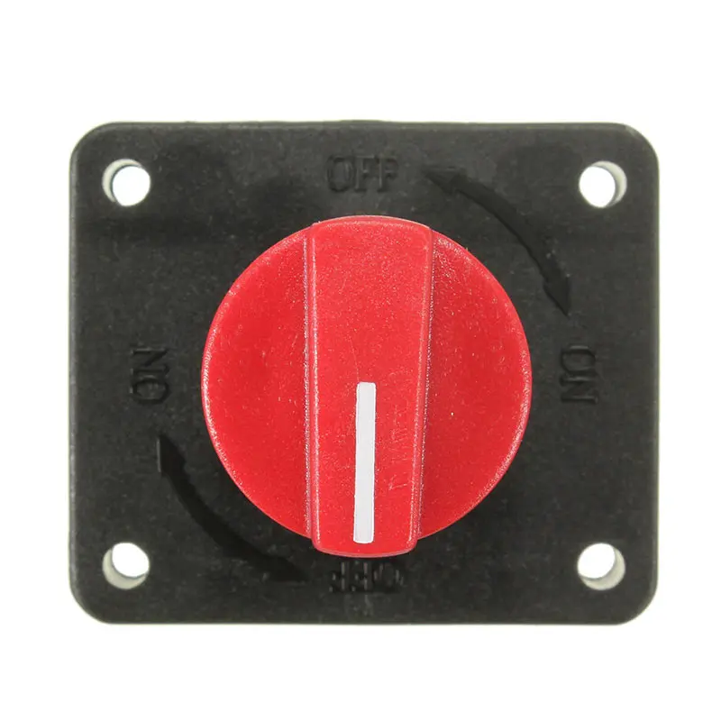

New Arrived 1 Pcs Battery Isolator Disconnect Power Cut Off Kill Selector Switch For Boat Car Van Truck Camper 100A