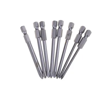 

8pcs/lot 75mm New Screwdriver Electric Magnetic Long Hex For Cross Head Screwdriver Bits Set