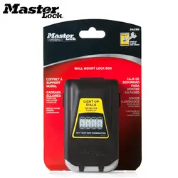 Master Lock Сейф открытый настенный ключи коробка для хранения ночь светящиеся 4 паролем безопасности Организатор Коробки 5425D