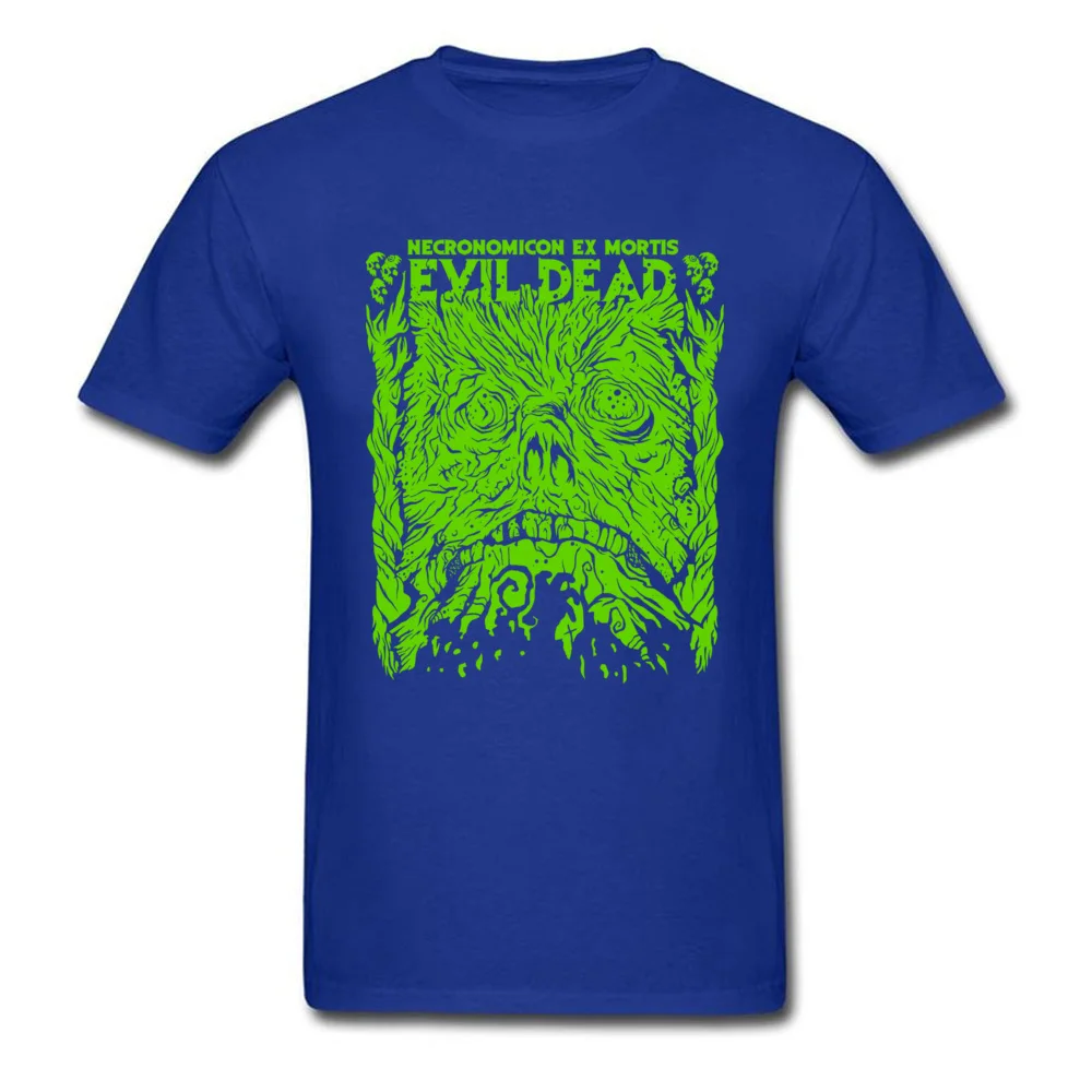  Custom Tops T Shirt 2018 New Fashion Short Sleeve Mens Tshirts TpicOriginaltitle Street Autumn Tops Tees Crewneck Necronomicon Ex Mortis Green Slime blue