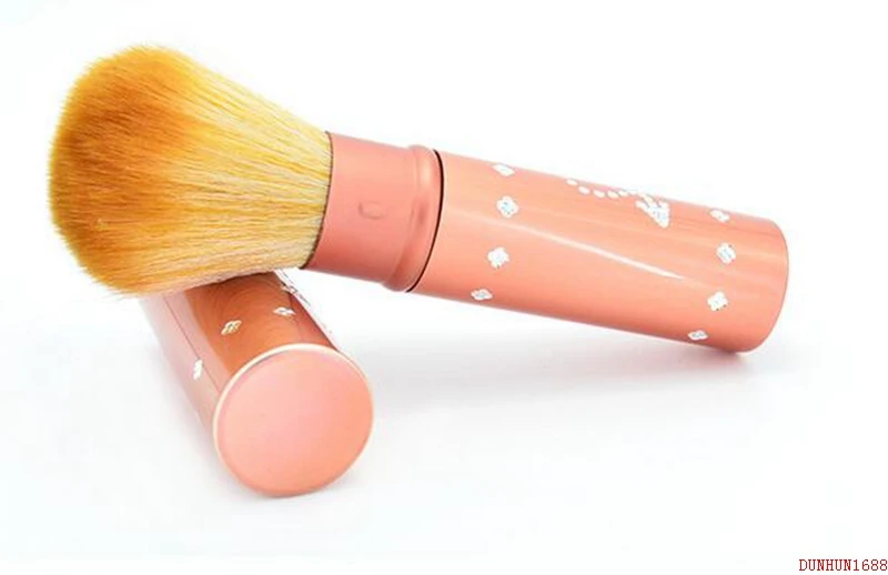 Pincel de Blush Ondulado de Seda de Nylon Telescópica Cabelo Alergia Beleza Ferramentas Multi-cor Opcional 3 Aplicador de sombra