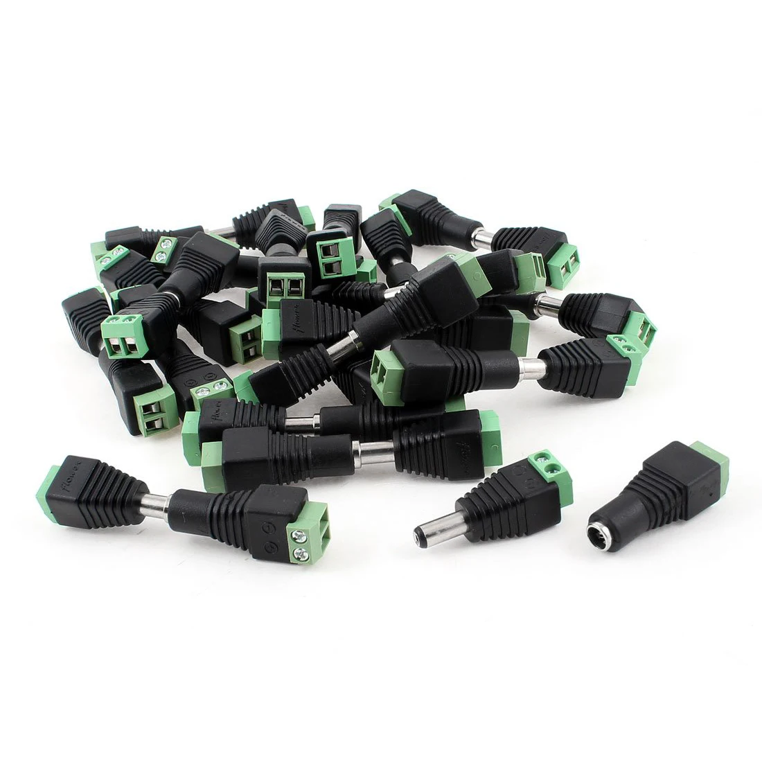 

THGS 40 Pcs DC Power Cable Female Male Plug Connector for CCTV Camera