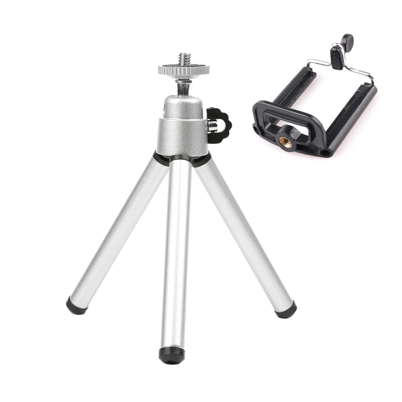 Mini-Tripod-For-iphone-6s-7-Samsung-Xiaomi-Phone-With-Phone-Clip-Tripod-Stand-Mount-Nikon