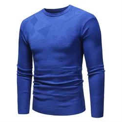 Sweater Men's Winter Solid Color O-Neck Geometric Pattern Knit Pullover / male Slim Long Sleeve High Quality Cotton Sweater Sweater Men's Winter Solid Color O-Neck Geometric Pattern Knit Pullover / male Slim Long Sleeve High Quality Cotton Sweater