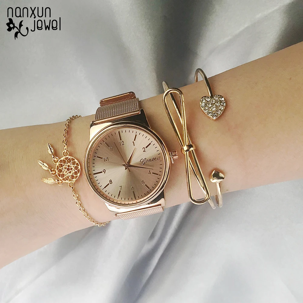 

3 Pcs/Set Gold Color Bracelet Trendy Mini Dreamcatcher Bracelet Charm Handmade Metal Bangle For Women Girl Jewelry Gifts