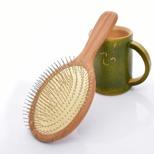 Natural Wooden Massage Airbag Comb care Hair Care Hair Brush and Beauty SPA Massager Comb Antistatic Head Wooden Comb SY17D5