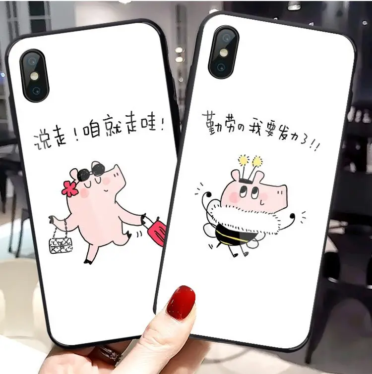 Бесплатное обновление и закаленное стекло чехол для телефона iphone 8 plus 6 7 x xr xsmax ПК +