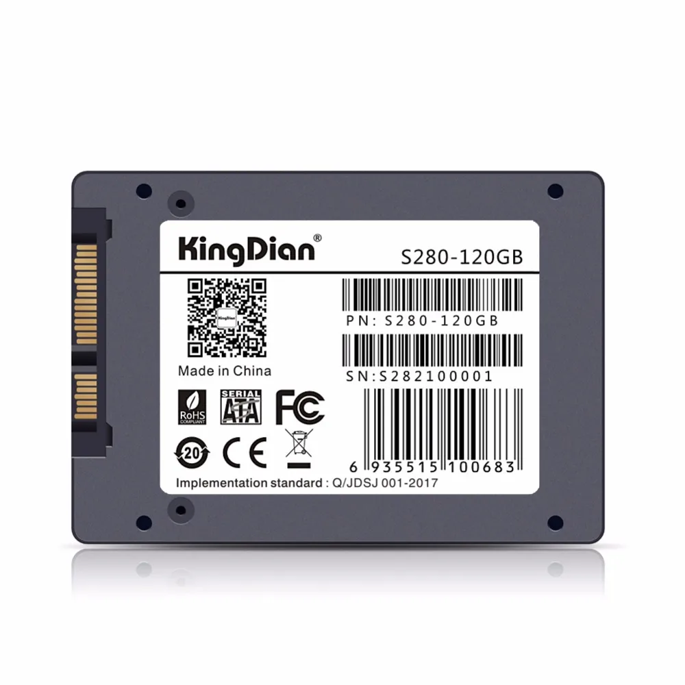 KingDian 120GB 128GB SSD Внутренний твердотельный накопитель HD HDD для настольного ноутбука сервер(S280-120GB