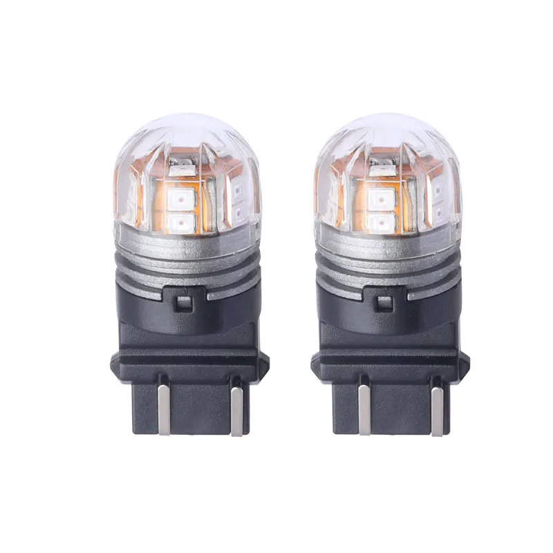 

Pairs 3157 LED Automobile Trucks Front Rear Turn Signal Rear Lights Factory Sale 3000K Red Lights DC 10V 36V LED Lamp