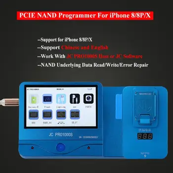 

JC Pro1000S NAND Read Write Error Repair Tools PCIE NAND Programmer for iPhone 8 8 Plus X Repair Tools Mobile Phones
