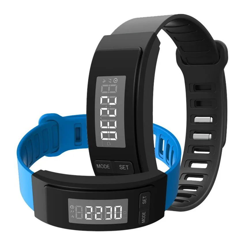 Fashion Smart Wrist Watch Waterproof Sport Bracelet Watch Cardiotachometer Pedometer Health