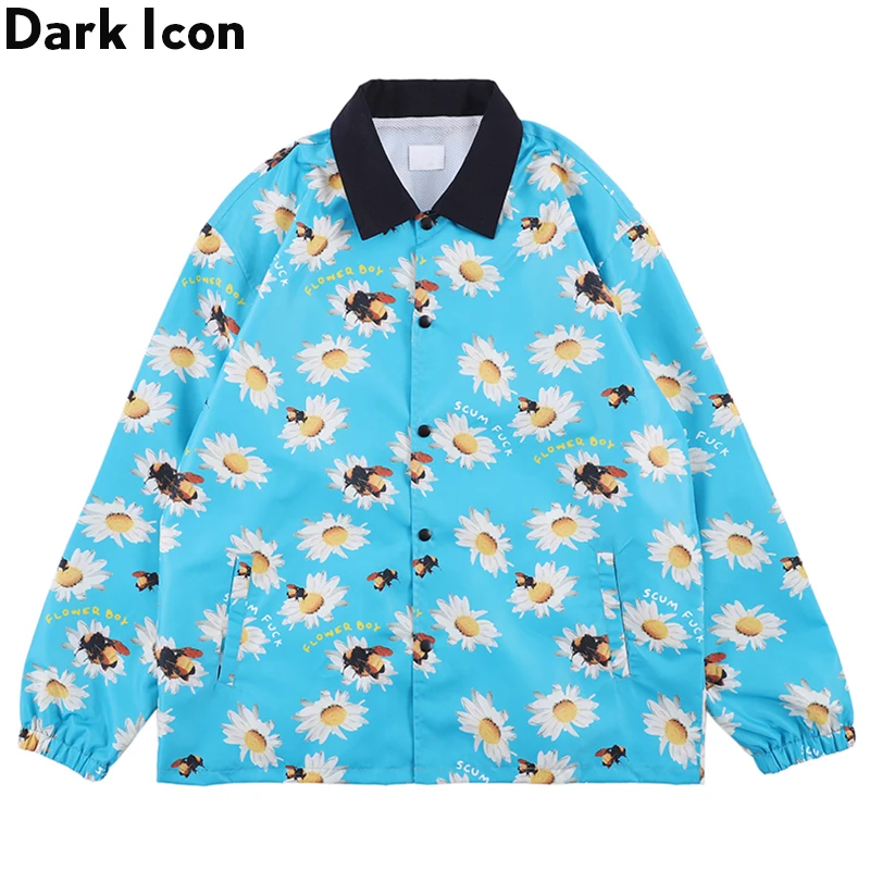 

Dark Icon Daisy Cargo Jacket Men Mesh Lining Windbreak Thin Jacket Outerwear Men's Jacket