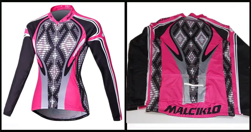 Malciklo, розовая велосипедная майка, Женское пальто для велоспорта, кемпинга, туризма и бега, куртка для девушек, велосипедный спорт, зимняя одежда для велоспорта