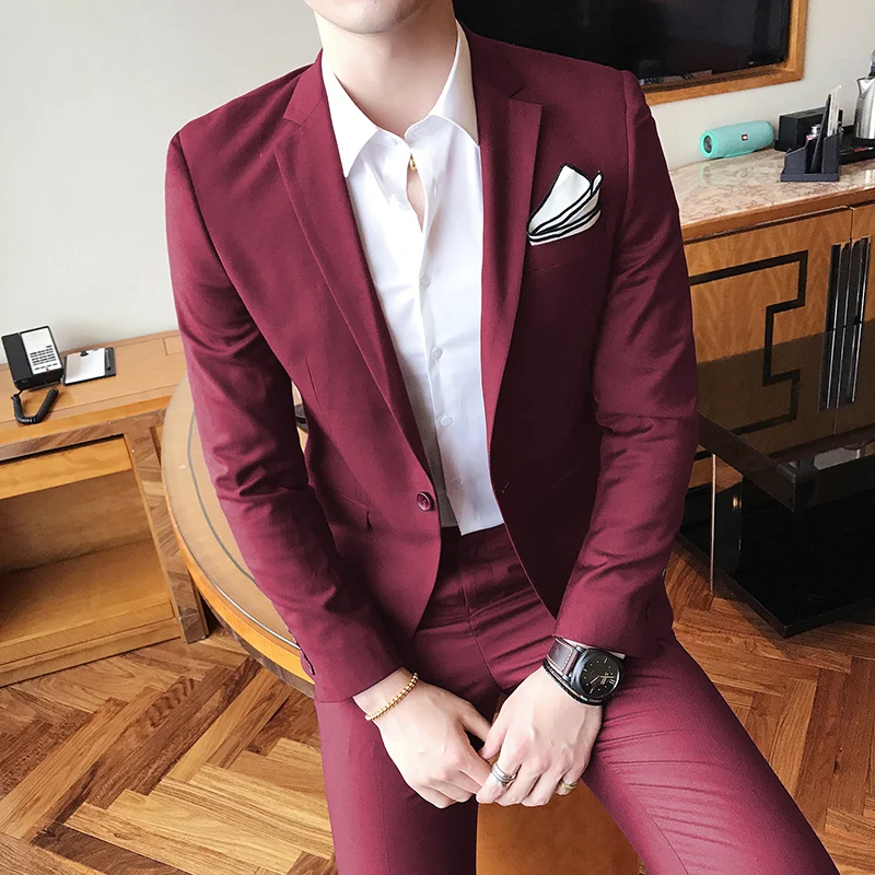  Mens Wedding Suits Tuxedo Set Slim Fit Man Suits Brand Blazer Masculino Dress Suit For Men ukraine 
