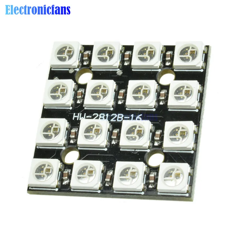 

16 Bits LED RGB Lamps WS2812B 5050 RGB LED With Integrated Drivers For Arduino