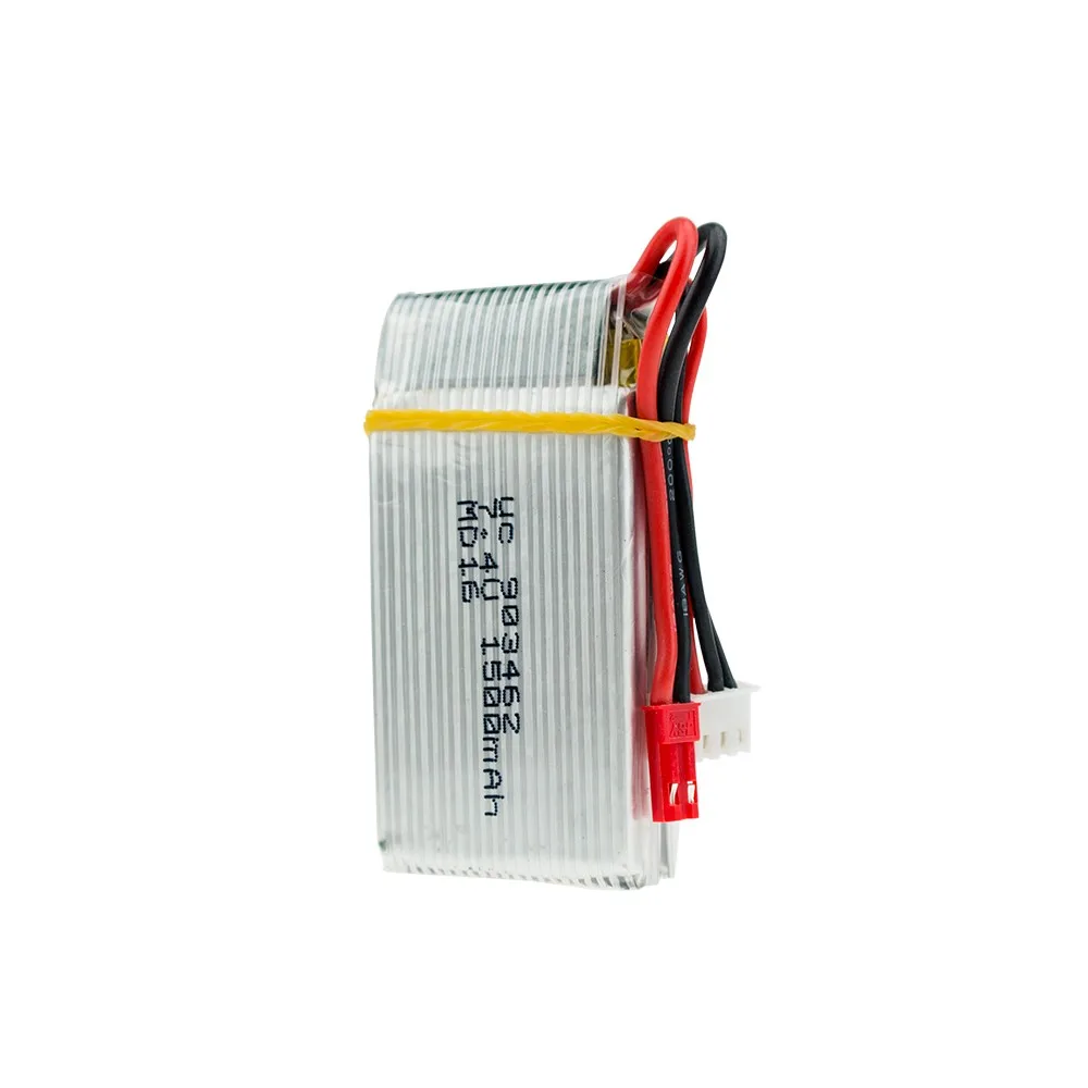 С USB кабель зарядное устройство 7,4 V 1500 Mah 25C Lipo Батарея для WLtoys V913 Q212G V912 V262 L959 L979 JST разъем для Вертолет Drone